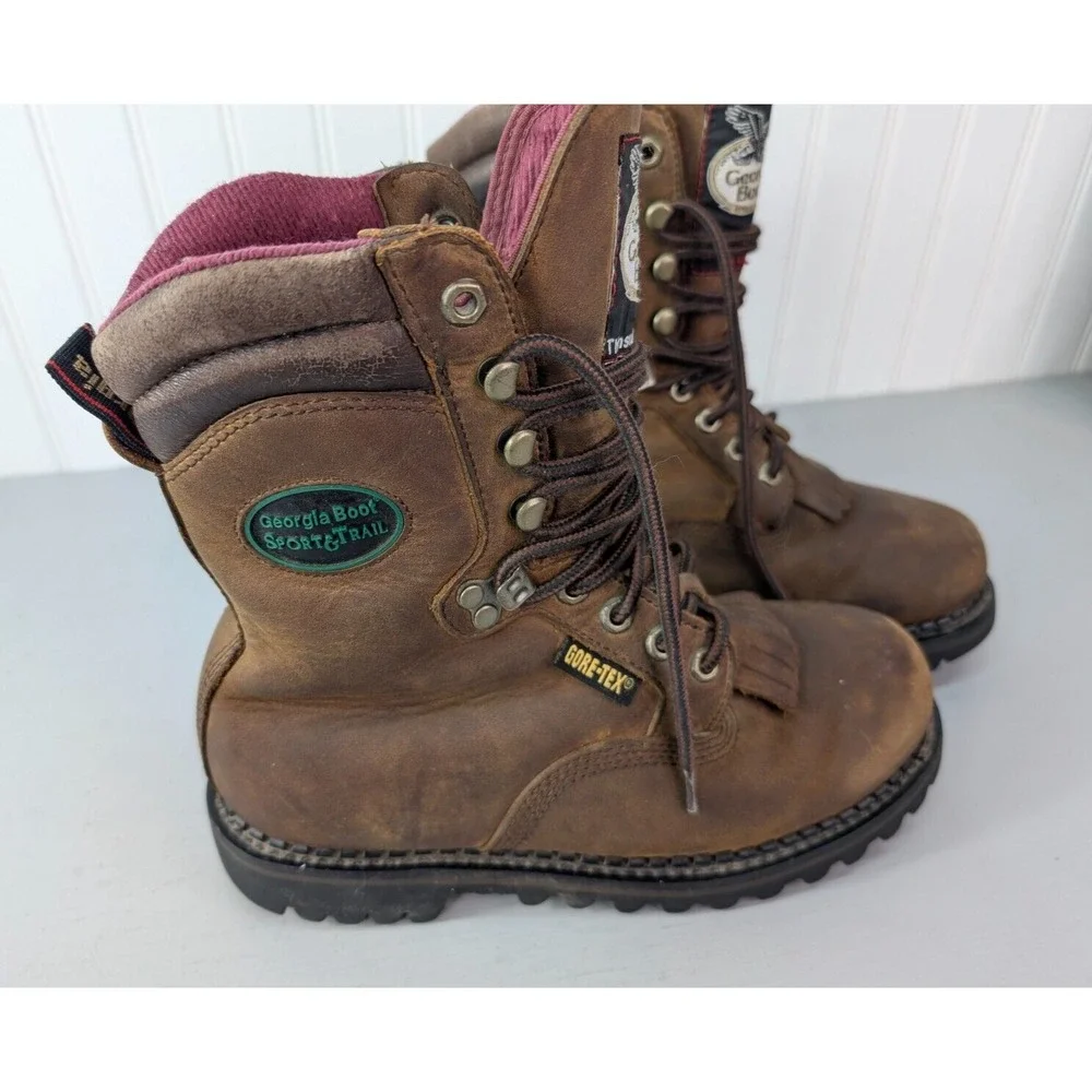 Georgia Sport & Trail Gore-Tex Boots Men Size US 8M Thinsulate Ultra 600 Leather - Picture 5 of 14